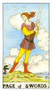 宝剑牌组--宝剑侍从 Page of Swords