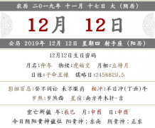 2019年农历十一月十七是什么日子？对应新历几月几号？
