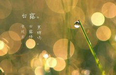 白露节气的别称是什么?哪些节气有别称?