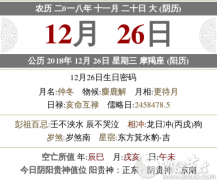 2020年农历阴历十一月二十黄历，日子好吗？