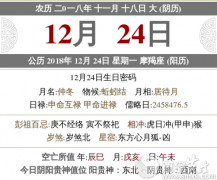 2020年农历十一月十八日子宜忌是什么？