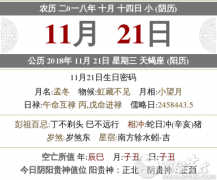 2020年农历阴历十月十四黄历,日子好不好?