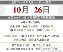 2020年农历九月十八有什么禁忌注意事项？