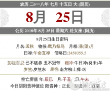 2020年农历七月十五吉时,时辰吉凶宜忌查询