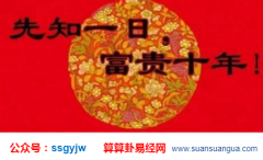 生辰八字分析_一生财运(算命先生)