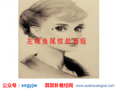 看面相算命_大师分析眼角长痣面相（痣）
