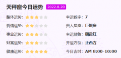 天秤座今日星座运势(08月20日运势)