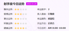 射手座今日星座运势(08月20日运势)