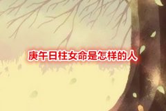 庚午日柱女命易经八卦是怎样的人