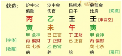 身弱行印比，反而是穷困潦倒。测八字算命