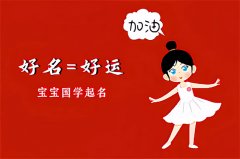 2022年农历腊月二十四日出生女宝宝缺金名字大全