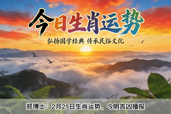 郑博士：2月21日生肖运势、今明吉凶播报(一对一算命一条街)  