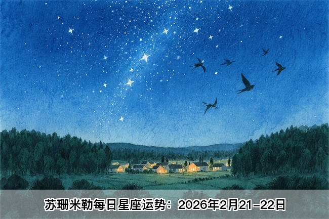 苏珊米勒每日星座运势：2026年2月21-22日