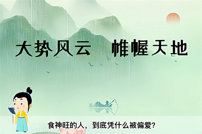 食神旺的人，到底凭什么被偏爱？乾坤网算命一条街