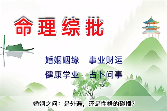 婚姻之问：是外遇，还是性格的碰撞？算卦街真人在线算命