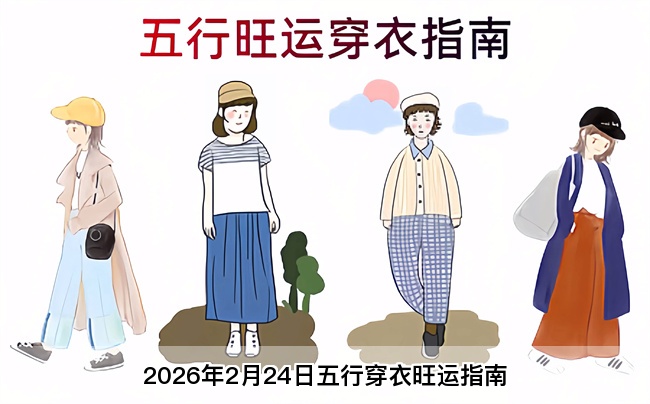 2026年2月24日五行穿衣旺运指南