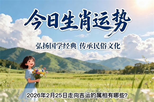 2026年2月25日走向吉运的属相有哪些？真人在线算命一条街 