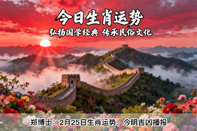 郑博士：2月25日生肖运势、今明吉凶播报(一对一算命一条街)  