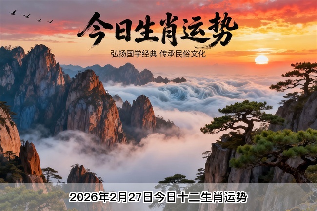 2026年2月27日今日十二生肖运势