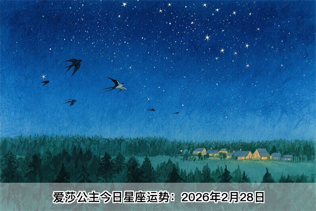 爱莎公主今日星座运势：2026年2月28日（算卦街算命一条街）