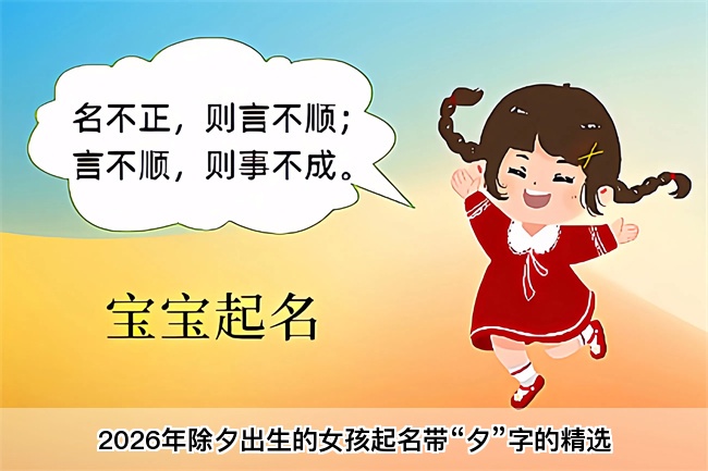 2026年除夕出生的女孩起名带“夕”字的精选