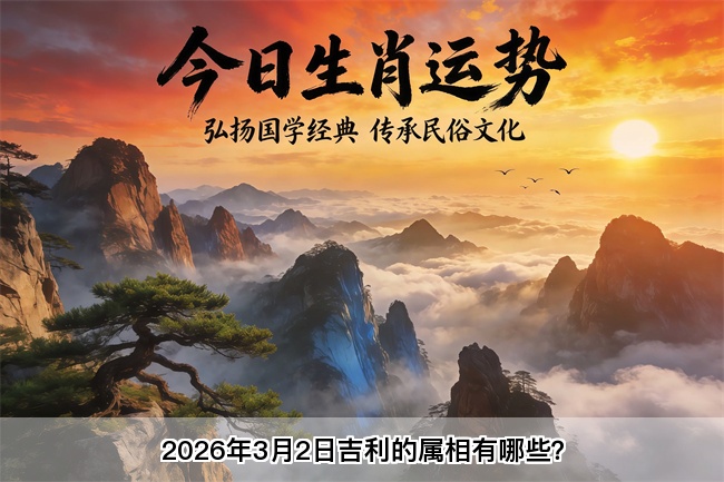 2026年3月2日吉利的属相有哪些？真人算命蕞准的算命网站