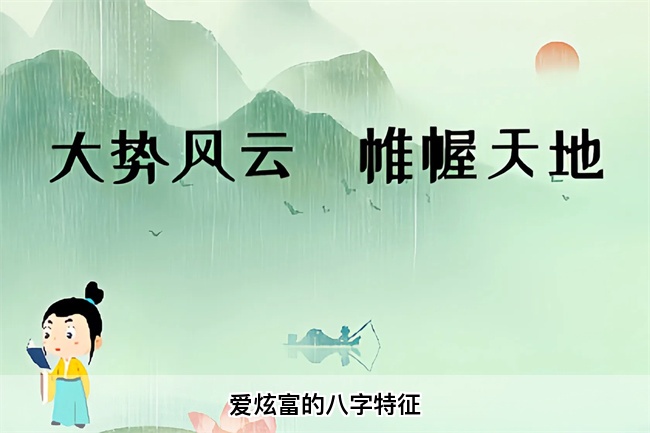 爱炫富的八字特征（乾坤网算命一条街）