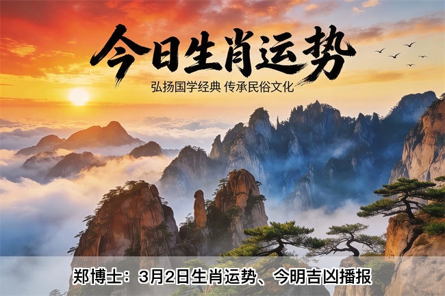 郑博士：3月2日生肖运势、今明吉凶播报(一对一算命一条街)  