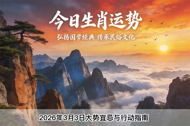 2026年3月3日大势宜忌与行动指南 真人在线算命一条街 