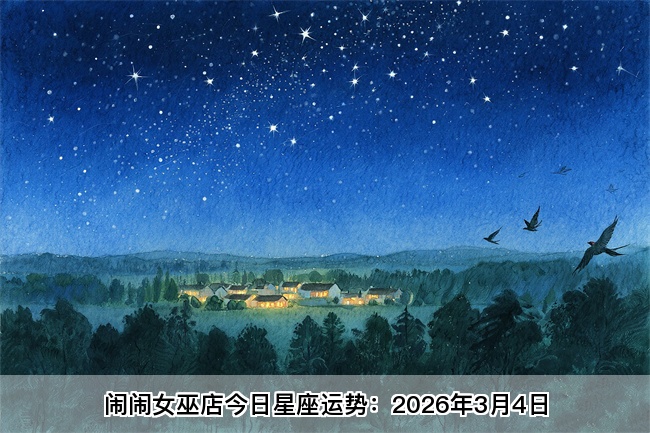 闹闹女巫店今日星座运势：2026年3月4日（算卦街算命一条街）