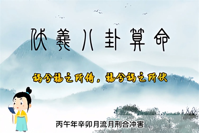 丙午年辛卯月流月刑合冲害（乾坤网算