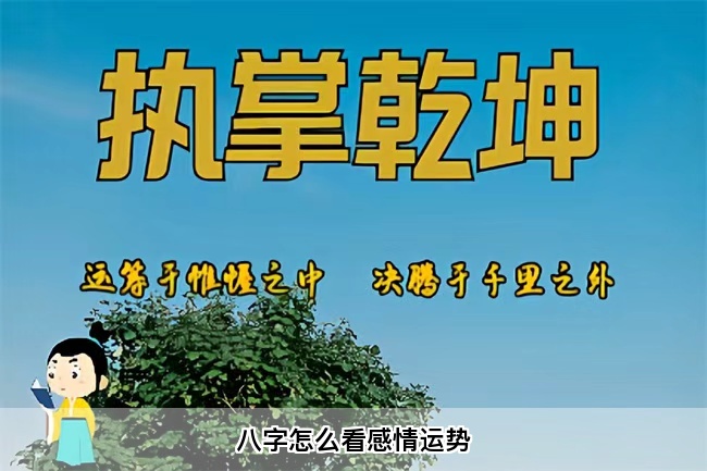 八字怎么看感情运势（算卦街真人在线算命）