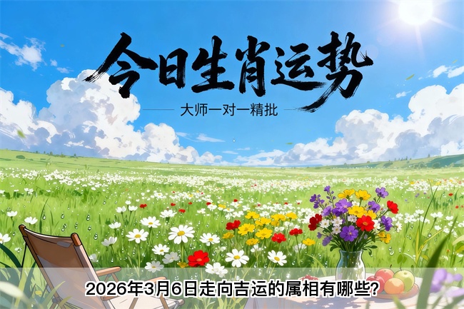 2026年3月6日走向吉运的属相有哪些？真人在线算命一条街 