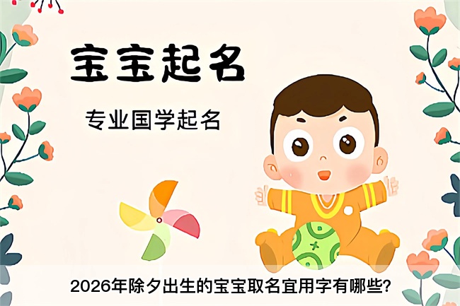 2026年除夕出生的宝宝取名宜用字有哪些？