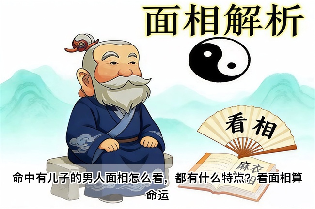 命中有儿子的男人面相怎么看，都有什么特点？看面相算命运
