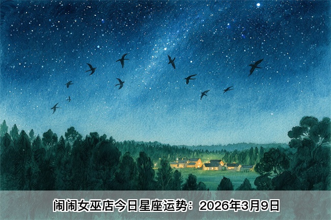 闹闹女巫店今日星座运势：2026年3月9日（算卦街算命一条街）      