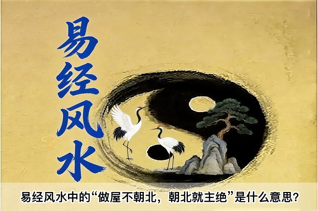 易经风水中的“做屋不朝北，朝北就主绝”是什么意思？