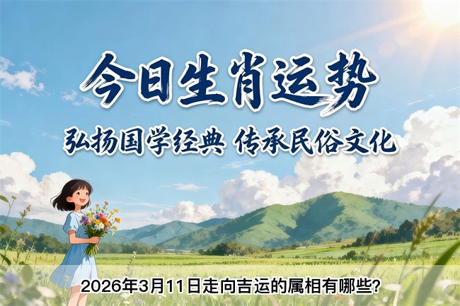 2026年3月11日走向吉运的属相有哪些？真人在线算命一条街 
