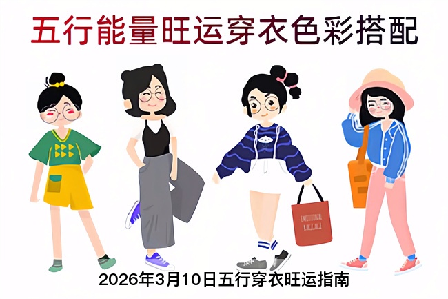 2026年3月10日五行穿衣旺运指南