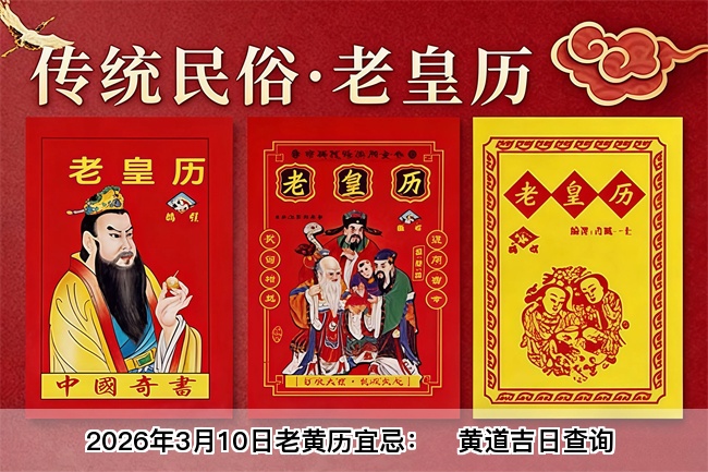 2026年3月10日老黄历宜忌：风雅颂易学网​黄道吉日查询 