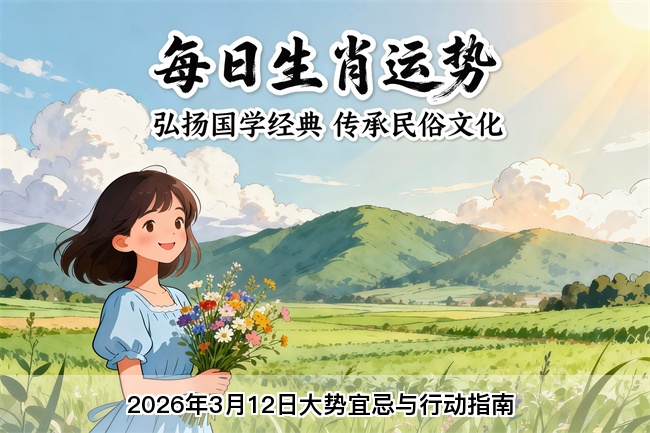 2026年3月12日大势宜忌与行动指南（真人在线算命准的网站）