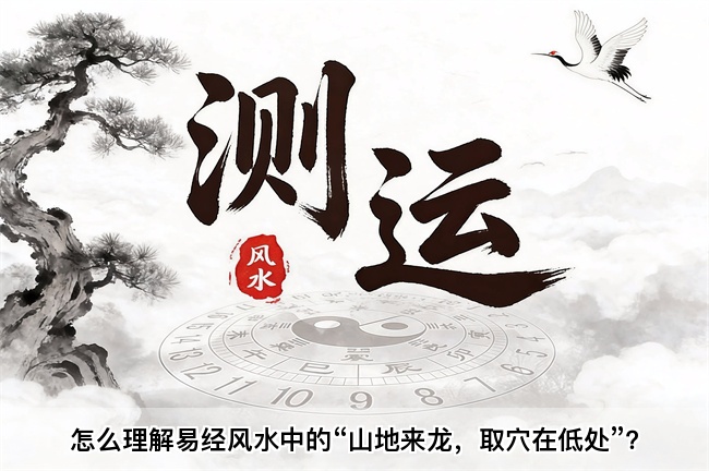 怎么理解易经风水中的“山地来龙，取穴在低处”？