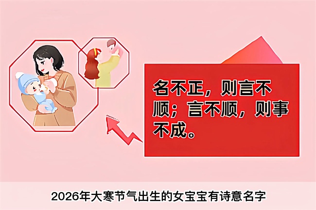 2026年大寒节气出生的女宝宝有诗意名字