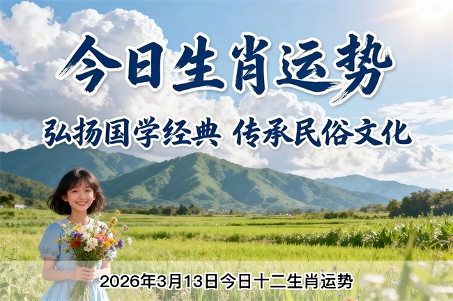 2026年3月13日今日十二生肖运势