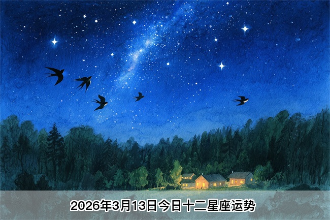 2026年3月13日今日十二星座运势 