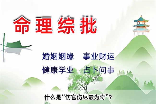 什么是“伤官伤尽最为奇”？乾坤网算