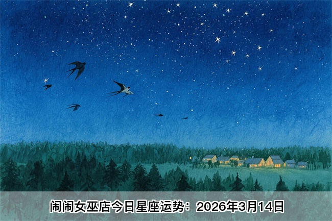 闹闹女巫店今日星座运势：2026年3月14日（算卦街算命一条街）   