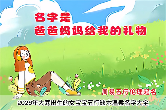 2026年大寒出生的女宝宝五行缺木温柔名字大全