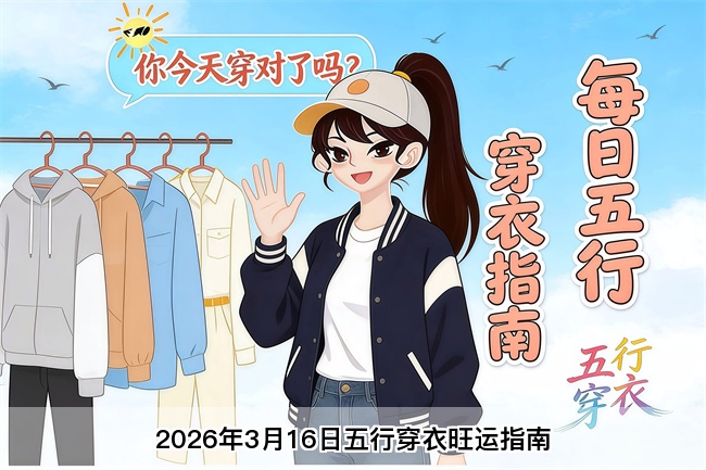 2026年3月16日五行穿衣旺运指南