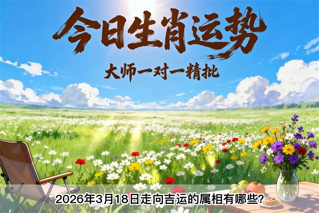 2026年3月18日走向吉运的属相有哪些？真人算命蕞准的算命网站